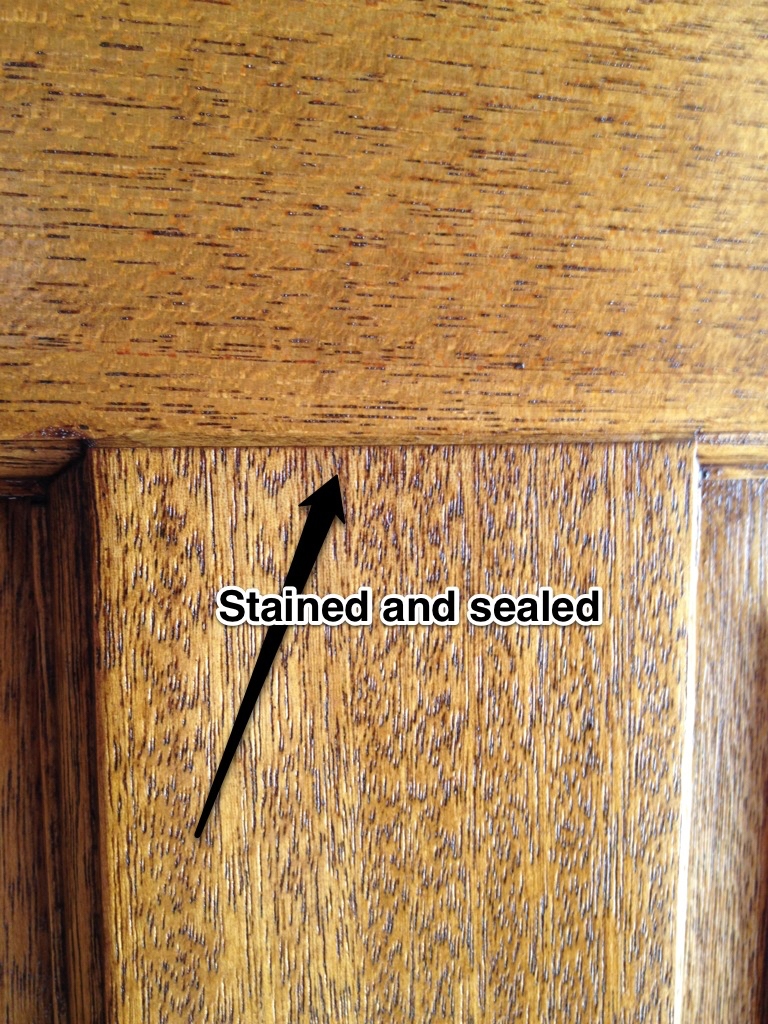 stained sealed
